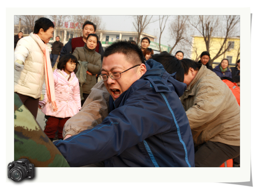采油一厂迎新春促上产拔河比赛