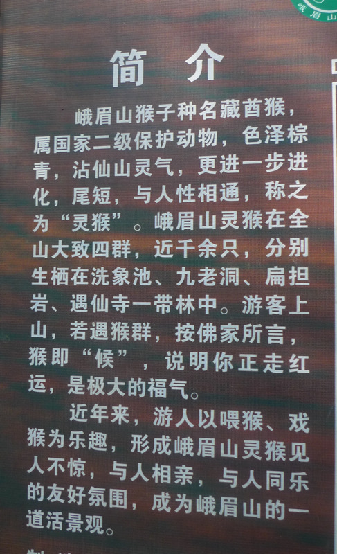 行行摄摄四川游之峨眉山