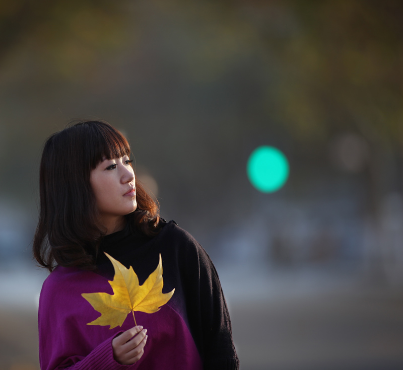 学拍人像