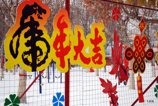 拍雪景去也