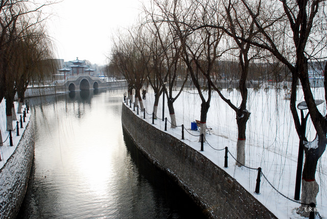 拍雪景去也