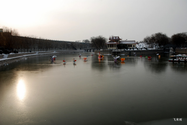 拍雪景去也