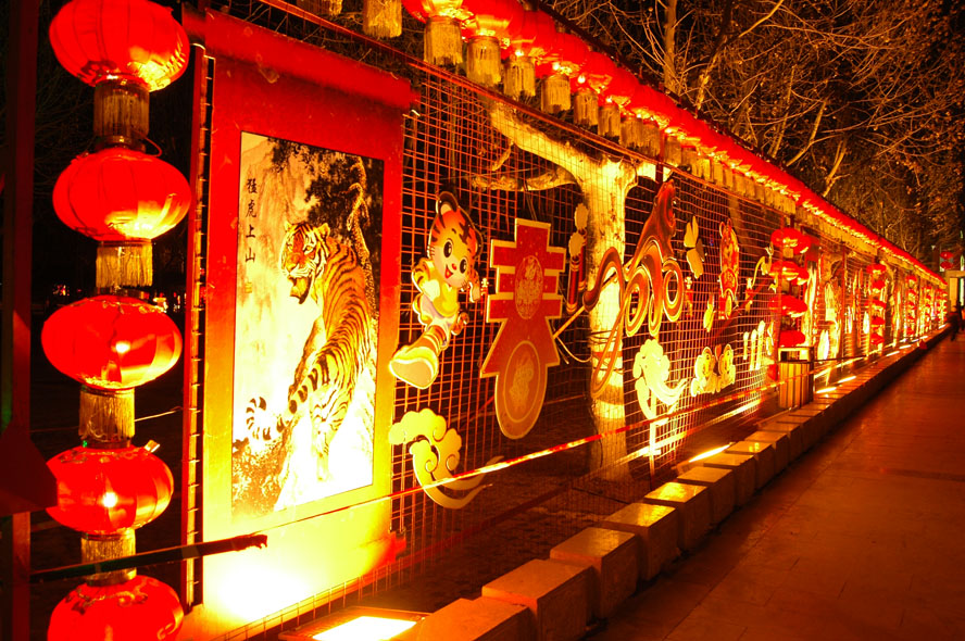 虎年夜色