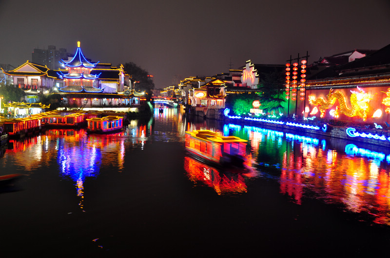夜拍夫子庙