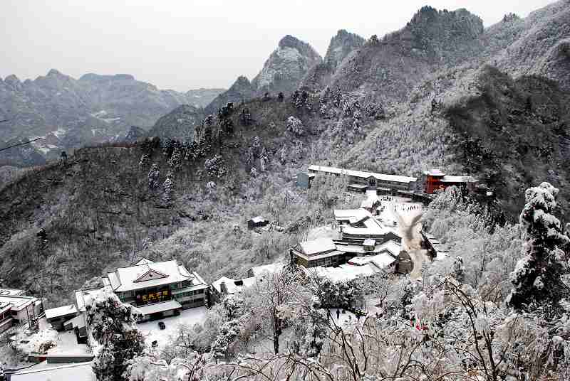 武当山雪景