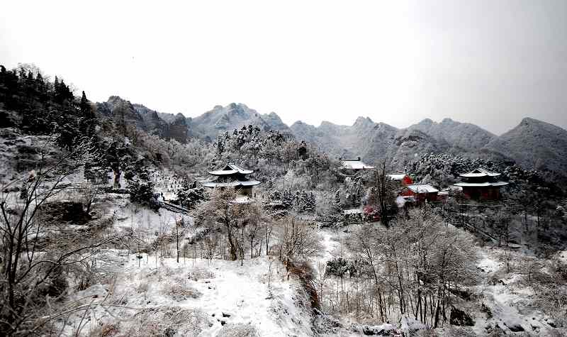 武当山雪景