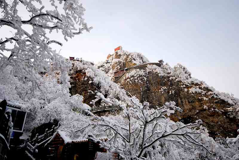 武当山雪景
