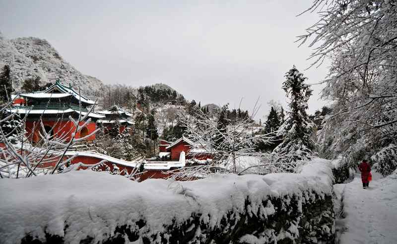 武当山雪景