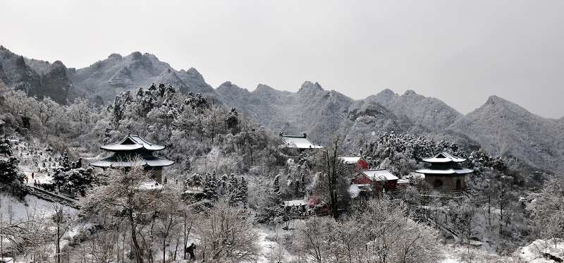 武当山雪景