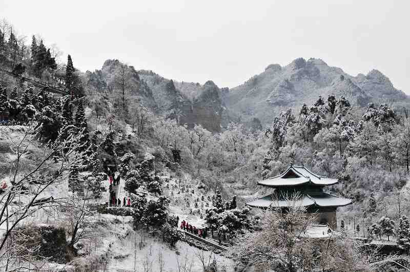 武当山雪景