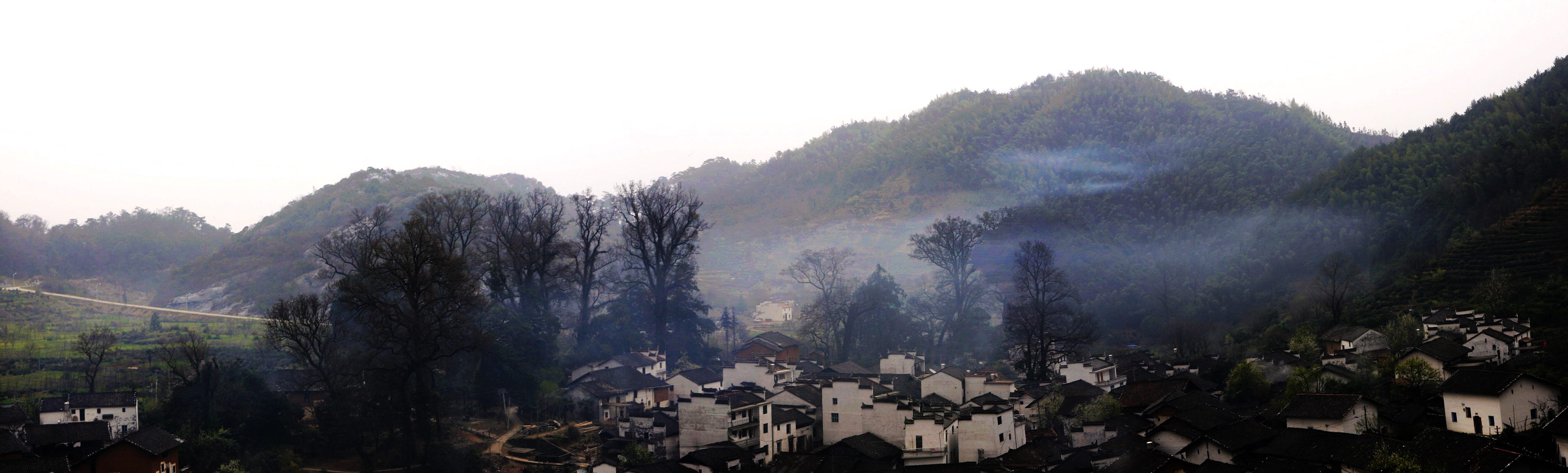 再上一张婺源石城夜景