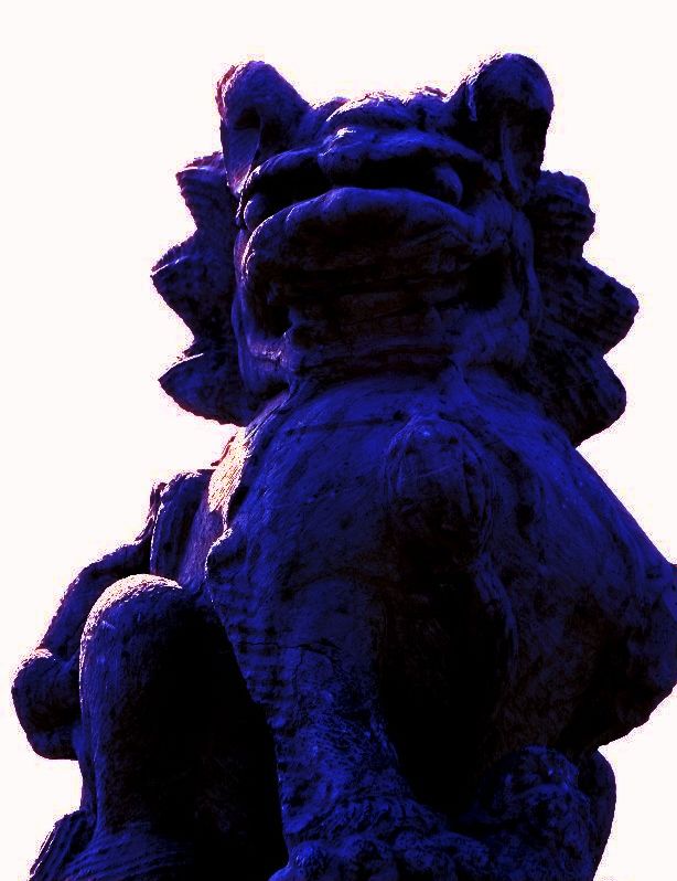 河北献县  善桥上的  狮子