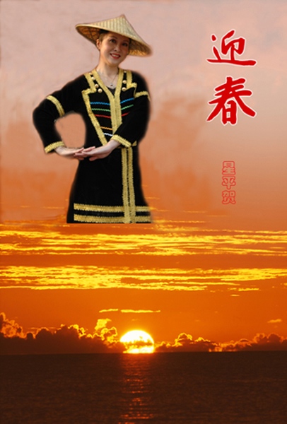 [原创]学习用美女制造贺年卡