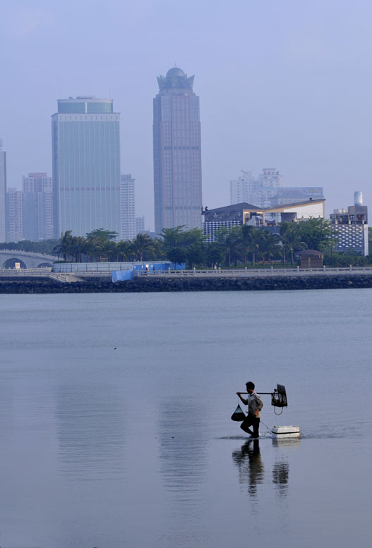 赶海