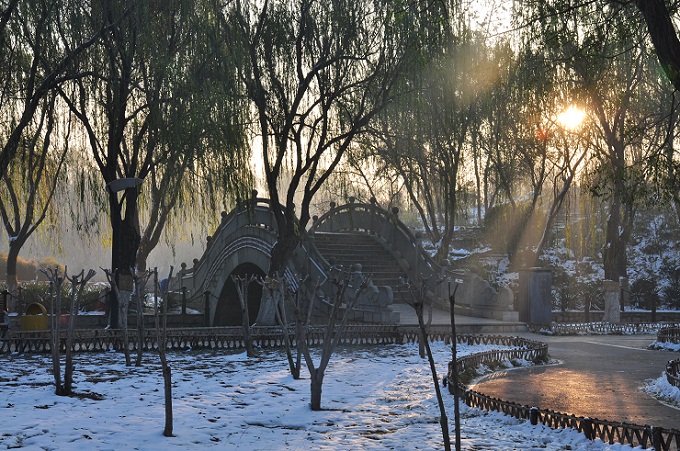 雪后晨光