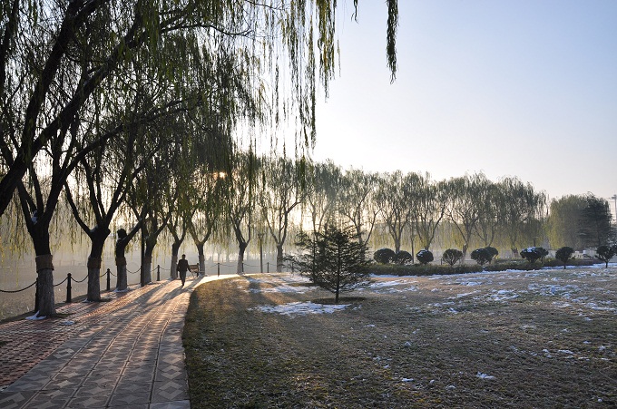 雪后晨光