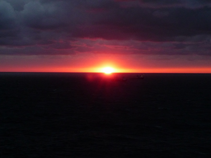 海上夕阳