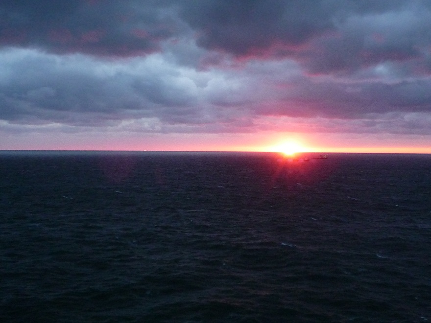 海上夕阳