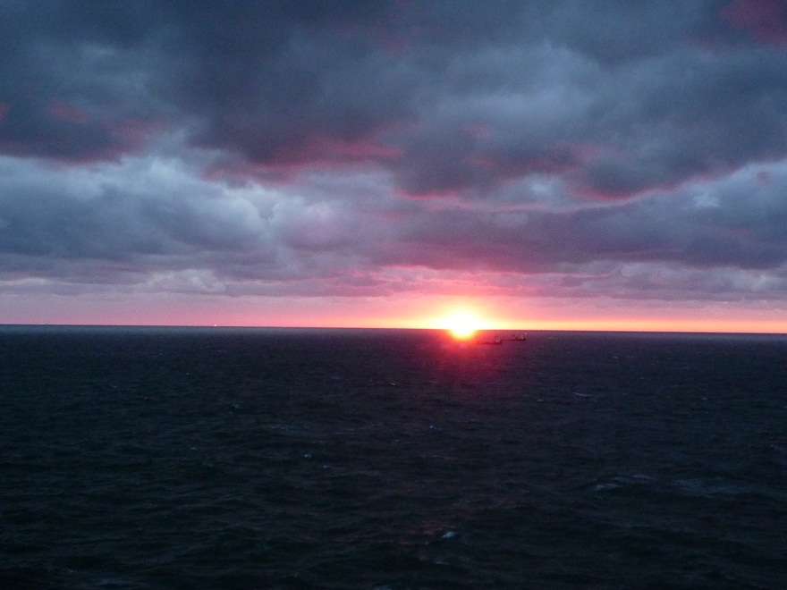 海上夕阳