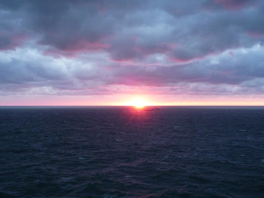 海上夕阳