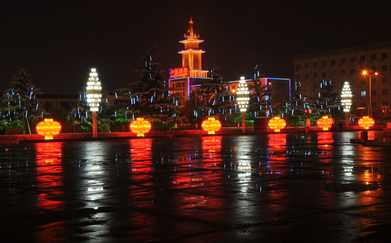 雪后夜景