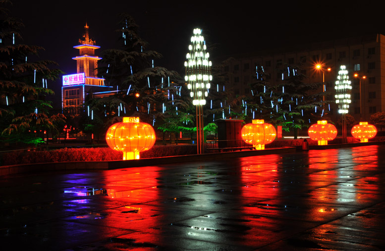 雪后夜景