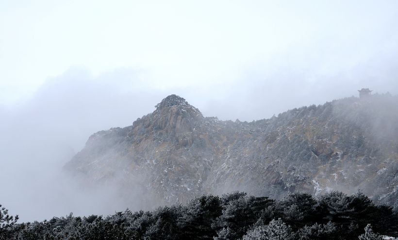 黄山雪景