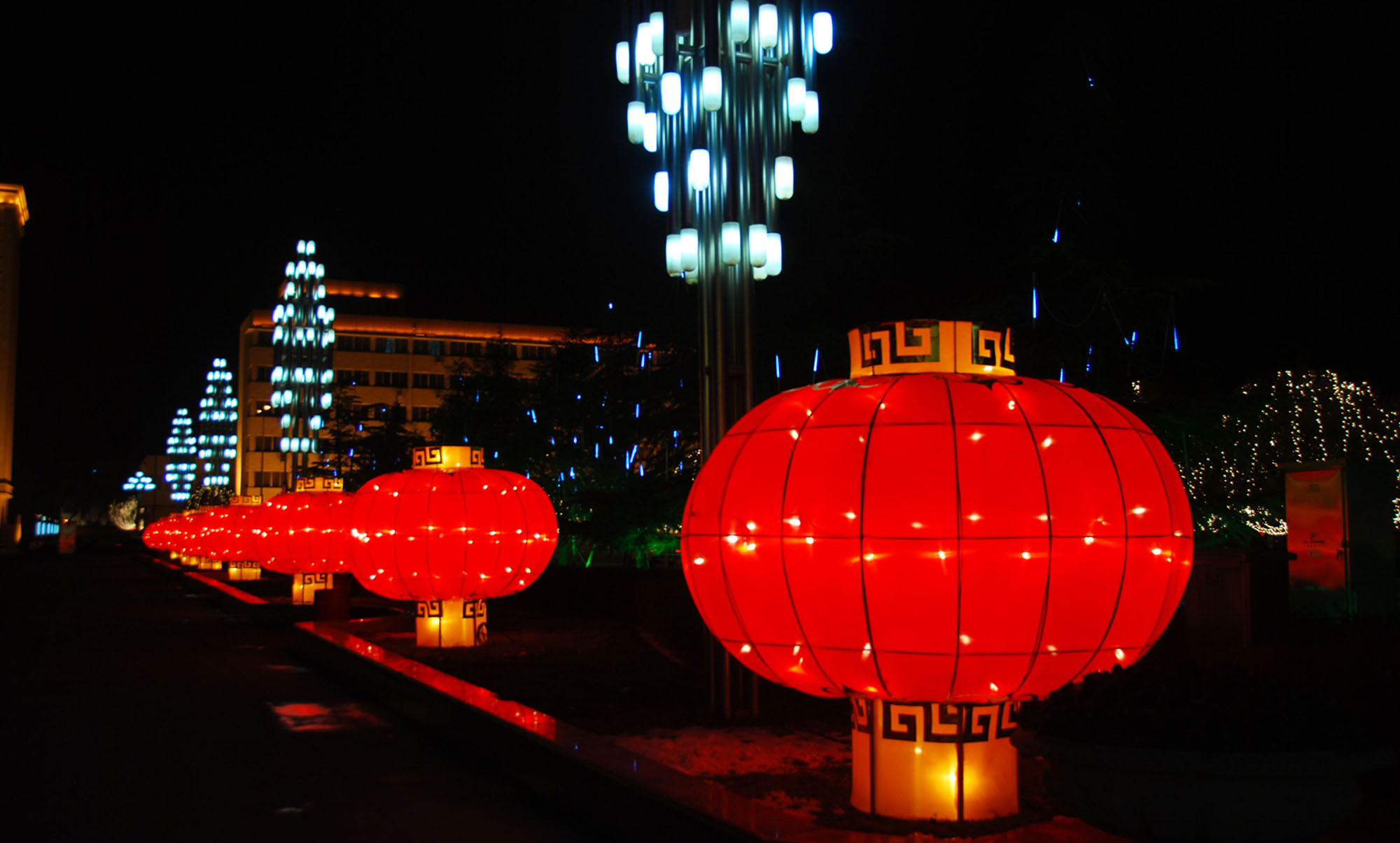 元宵节夜景