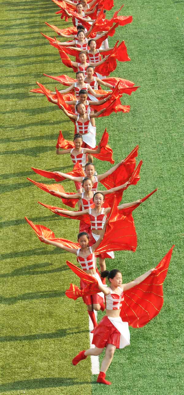 体育盛会，“中原”力量----油田五运会彩排纪实