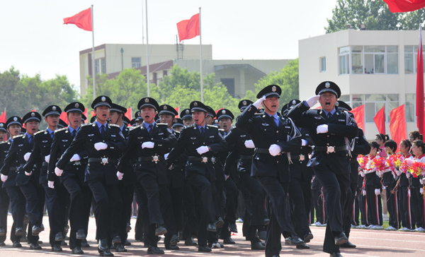 五运会开幕式上的飒爽英姿