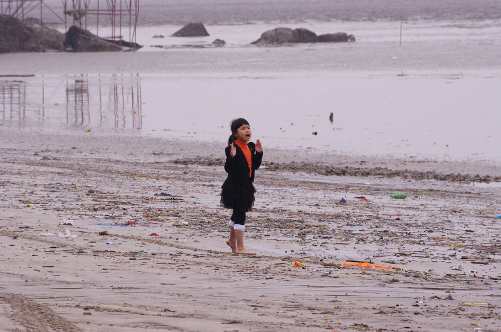 海滩童趣