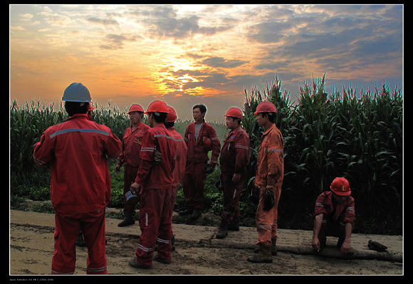 油区景色