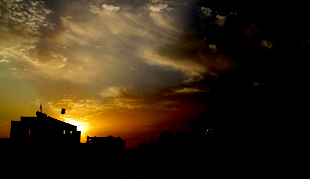 夕阳