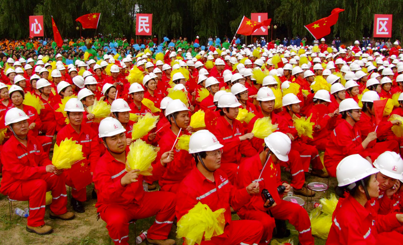 央视“激情广场”走进濮阳彩排画面