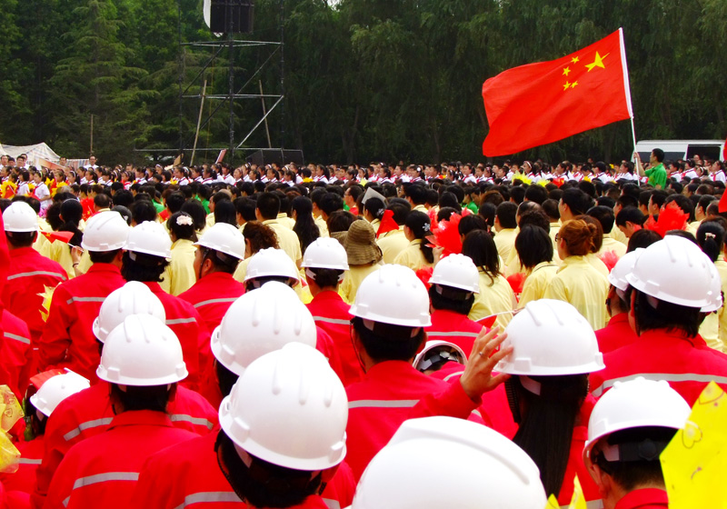 央视“激情广场”走进濮阳彩排画面