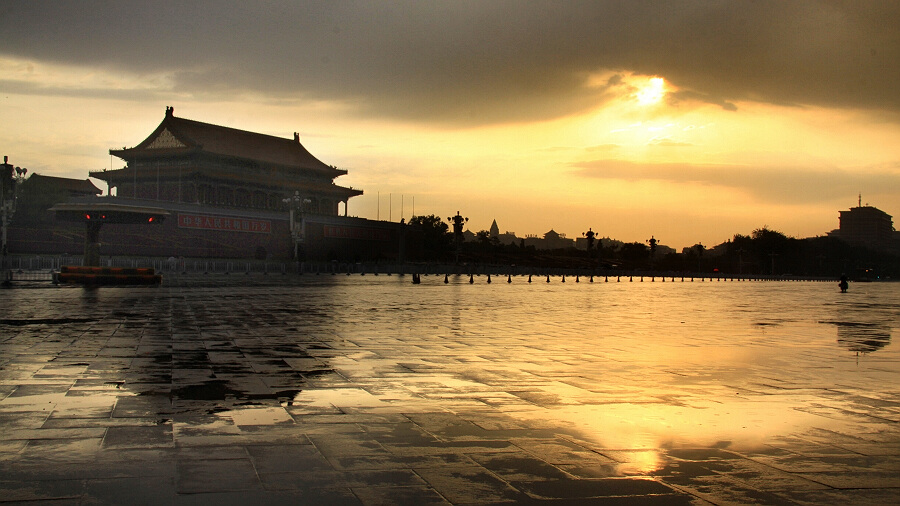 我爱北京天安门