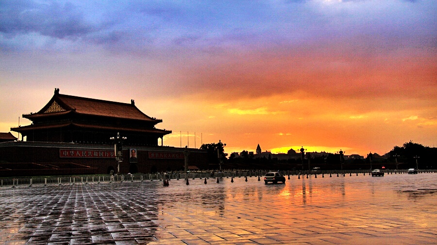 我爱北京天安门
