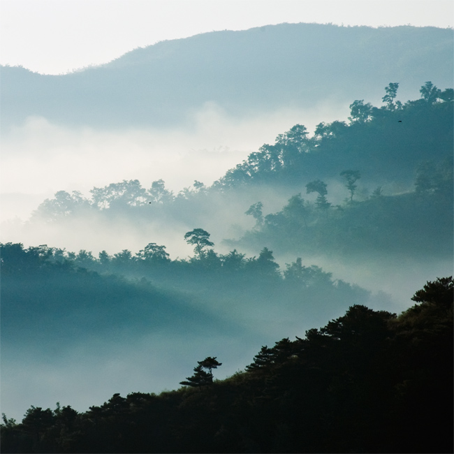 水墨官营村，济南七星台