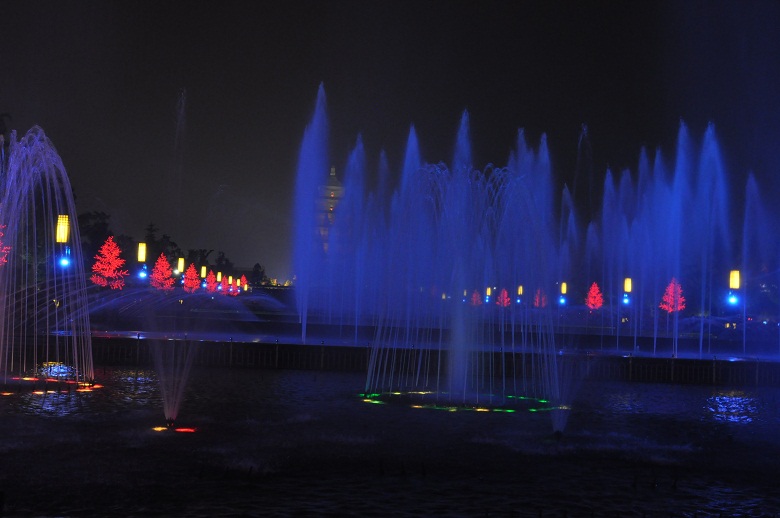 西安大雁塔音乐广场