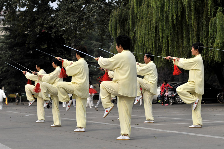 市第17届太极拳比赛大会存照