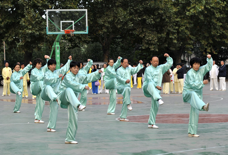 市第17届太极拳比赛大会存照