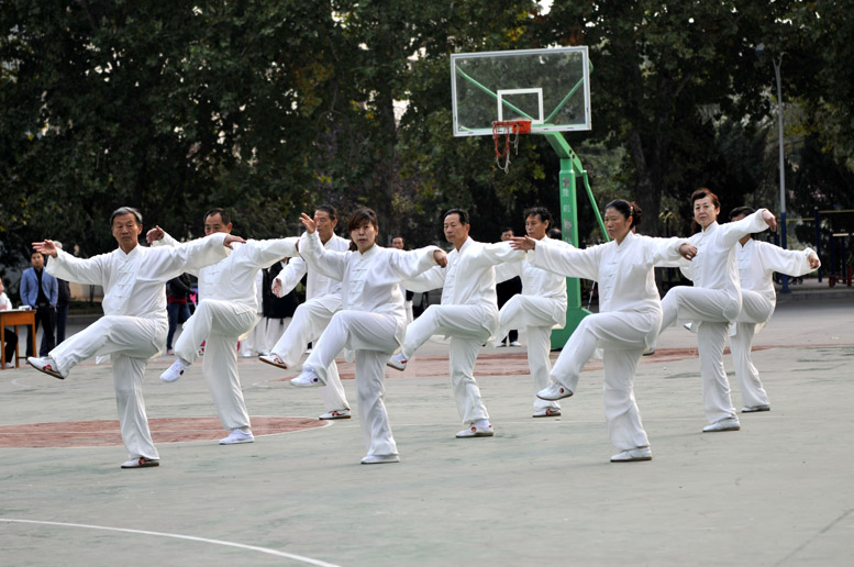 市第17届太极拳比赛大会存照