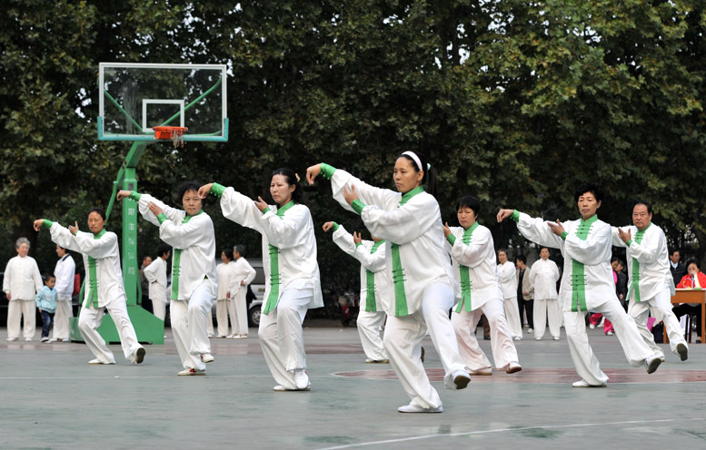 市第17届太极拳比赛大会存照