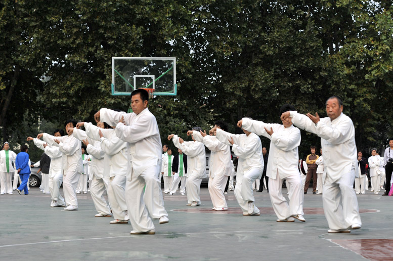 市第17届太极拳比赛大会存照