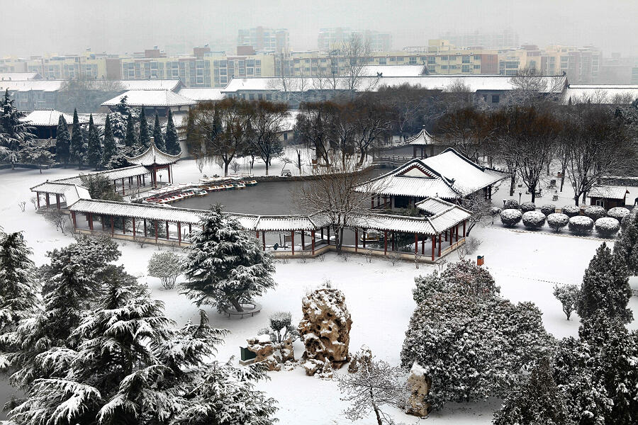 濮阳雪景