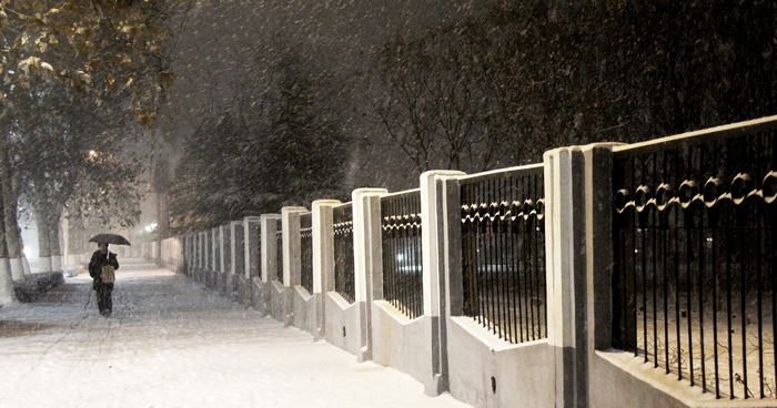 一个人的雪夜