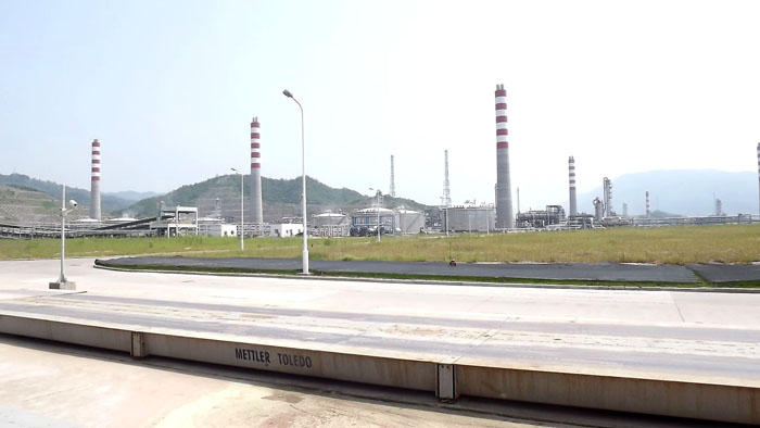普光气田105基地风光