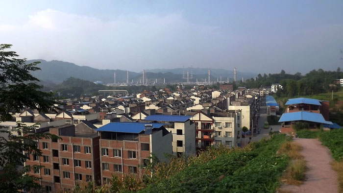 普光气田105基地风光