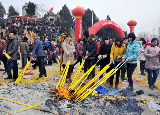 河南濮阳瑕邱庙会见闻