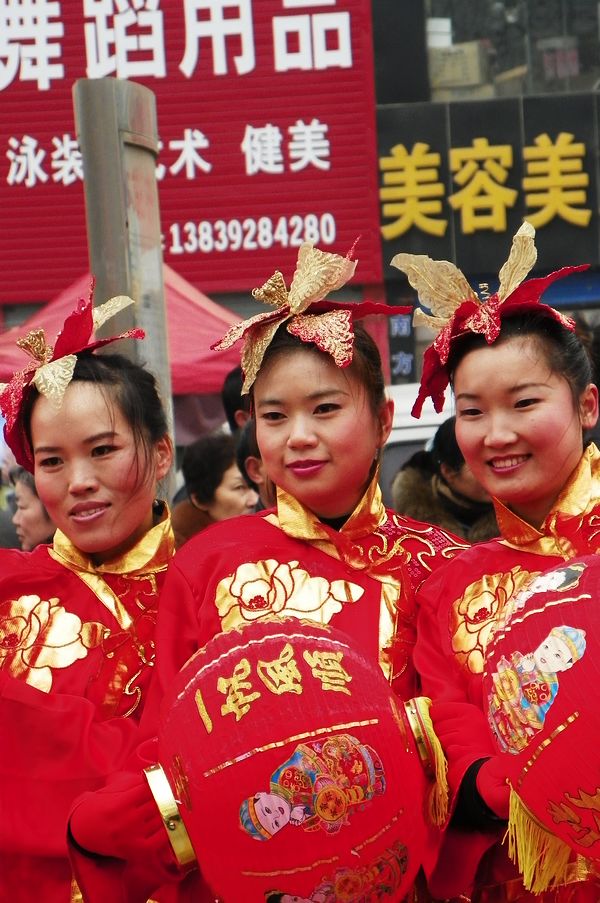 社火中人像